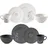 Villeroy & Boch Manufacture Frühstücksservice 8-tlg. schwarz/weiß mit Mickey Mouse Dekor