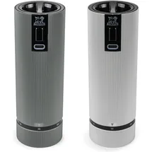 Peugeot Line Duo Electric Salzmühle 15 cm Grau befüllt