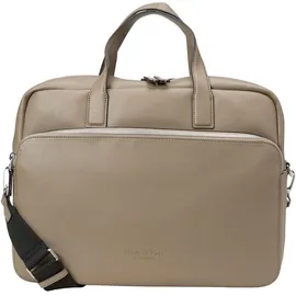 Marc O'Polo Businesstasche Laptoptasche mit Laptopfach Fred Business Bag Pavestone taupe - Taupe/Braun