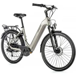 Elektrofahrrad Leader Fox City Lotus 2023 silber 20