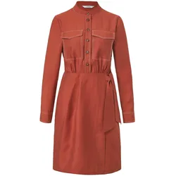 Tchibo - Hemdblusen-Kleid - Damen - Gr. 36 - rostrot