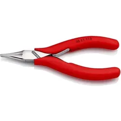 Knipex Elektronik-Greifzange Gesamt-L.115mm flachbreite Backen Form 1 Ku.-Überzug
