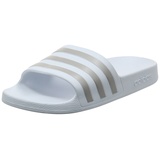 adidas Unisex Adilette Aqua Dusch-& Badeschuhe, Footwear White Platin Metallic Footwear White Ef1730, 48.5 EU