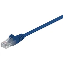 goobay CAT 5e Patchkabel, U/UTP, Blau, 7,5 m