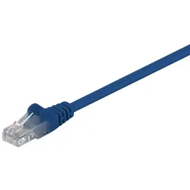 goobay CAT 5e Patchkabel, U/UTP, Blau, 7,5 m