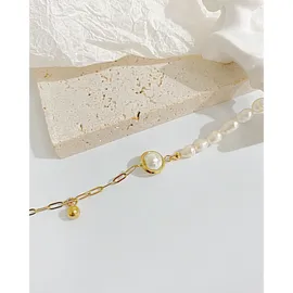 COLLEZIONE ALESSANDRO Perla Armband aus Glas goldfarben 1-tlg Größe onesize