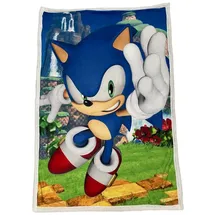 COFI Sonic Kuscheldecke 100 x 150 cm Blau