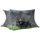 Infactory Moskitonetz für Innen und Außen, 300 x 300 x 250 cm, 220 Mesh, schwarz