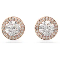 Swarovski Ohrstecker Una Angelic Weiß Roségold-Legierungsschicht