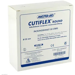 Cutiflex Folien-Pflaster round 25 mm Master Aid 150 St