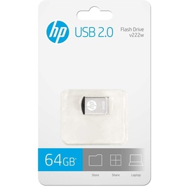 HP v222w USB-Stick 64 GB USB Typ-A 2.0 Silber