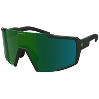 Scott Shield Sunglasses Grün Green Chrome/CAT3