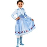 Rubies Offizielles Disney Frozen Anna Kostüm – Olaf's Frozen Adventures, Kinder Medium 5-6 Jahre, Höhe 116 cm