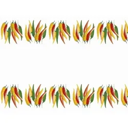 Sovie HOME Tischdecke Chili aus Linclass® Airlaid 80 x 80 cm, 1 Stück - Chili Gewürze Spicy