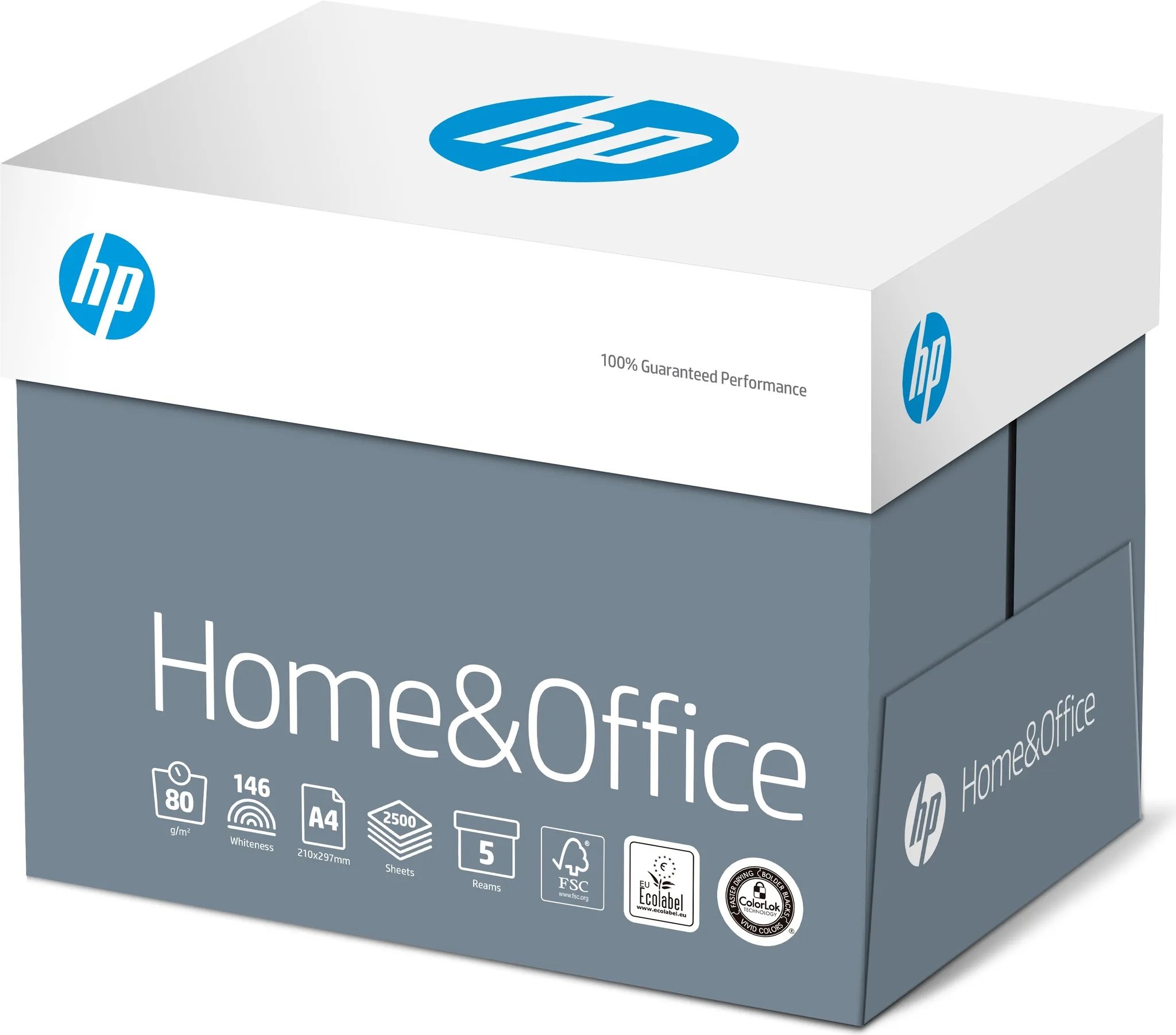 HP, Kopierpapier, Home & Office (A4, 80 g/m2, 2500 x)