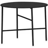 VCM ebuy24 Penny Gartentisch Ø50 cm H 40 cm Schwarz