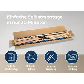 Betten-ABC MaDeRa 7-Zonen-Lattenrost mit Kopfteilverstellung 90 x 200 cm