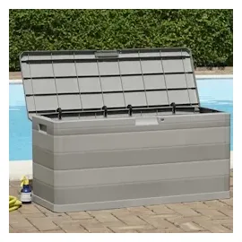 vidaXL Gartenbox Grau 117×45×56 cm