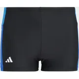 Adidas Colourblock 3-Streifen Boxer-Badehose Black / Bright Royal / Royal Blue 110