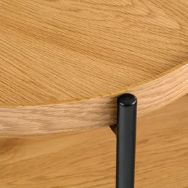 CLP Couchtisch Corbitan, natura/Ø 50 cm