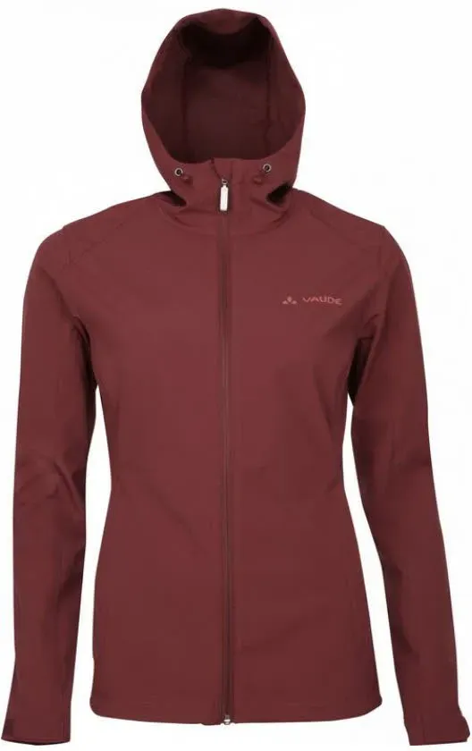 Vaude Ragga Hoody Jacket Damen Softshelljacke Funktionsjacke dark cherry 44 rot