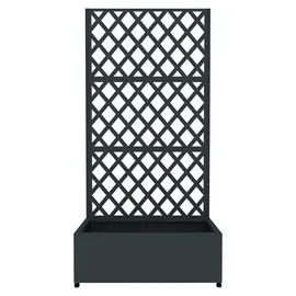 Westmann Dekora 7 Pflanzkasten mit Rankgitter 90 x 43 x 184 cm Anthrazit