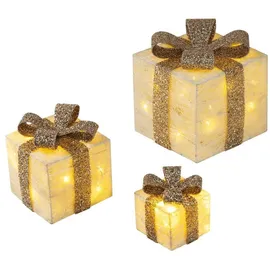 Bambelaa! Deko Geschenk Boxen 3er Set gold