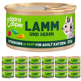 Edgard & Cooper Nassfutter Lamm & Huhn 18 x 85 g