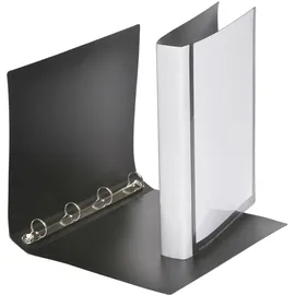 FolderSys Ringbuch 4-Ringe DIN A4 40 mm Schwarz 1 St.