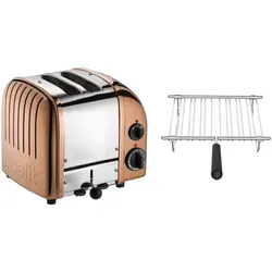 Dualit Toaster Paket 1, 2er Toaster mit Brötchenaufsatz