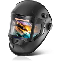 STAHLWERK Automatik-Schweißhelm SPLIT 3-in-1 mit 180° Sichtfeld, LCD-Farbdisplay