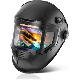 STAHLWERK Automatik-Schweißhelm Split 3-in-1 mit 180° Sichtfeld LCD-Farbdisplay