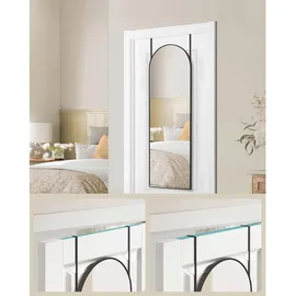 Songmics Wandspiegel, Schwarz, Metall, Glas, 40x120x1.3 cm, senkrecht montierbar, Ganzkörperspiegel, Spiegel, Wandspiegel