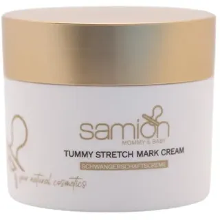 samion | TUMMY STRETCH MARK CREAM | Dehnungsstreifen Creme | intensive Hauptpflege | lindert das Spannungsgefühl | 200ml | Vegan