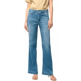 MAC Dream Wide Leg Jeans in mittelblauer Waschung-D40 / L32