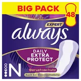 Always Daily Extra Protect Slipeinlagen Normal Big Pack, geruchsneutralisierend, atmungsaktiv, flexibel