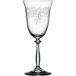 BOHEMIA SELECTION Weinglas ROMANCE, Kristallglas, 6-teilig weiß 350 ml