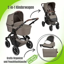 ABC-Design ABC Design Salsa 4 Air Nature Pure Edition Kinderwagen Kombikinderwagen - Grau