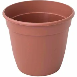Siena Garden Standard-Pflanztopf 20 x 17,3 cm, terracotta Rundes Kunststoffgefäß mit Bodenlöchern terra 20