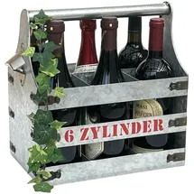 DanDiBo Ambiente Flaschenträger Grau 33 x 33 x 20 cm