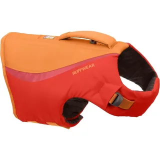 Ruffwear Float Coat Hundejacke, Auftrieb und Auftrieb, Hundeweste für sicheres Schwimmen, Bootfahren, Wassersport, Red Sumac, Medium