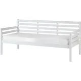 Beliani Tagesbett Theza 90 x 200 cm weiß