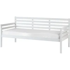Beliani Tagesbett Theza 90 x 200 cm weiß