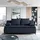 Roller Schlafcouch Stoff 2-Sitzer Blau