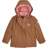 KILLTEC first instinct by killtec Kinder Funktionsjacke/Winterjacke mit Kapuze FIOW 38 MNS JCKT, braun, 86, 42123-000