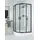 Deante Funkia Nero Halbrunddusche 90 x 90 cm rechts Schwarz/Transparent 5908212090312