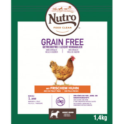 Nutro Grain Free Adult Medium Huhn Hundefutter 10 kg