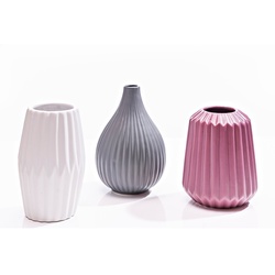 Keramik-Vasen 3Er-Set