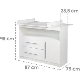 roba Kinderzimmer Maren breit 3-tlg. weiß