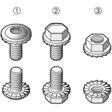 Pflitsch Sperrzahnschrauben SZSS M6X10 VA